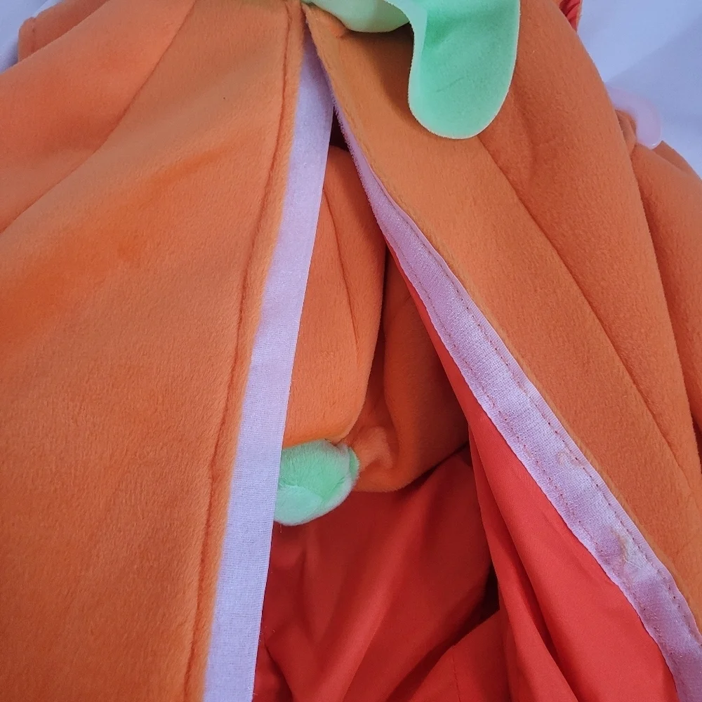Infant Plush Pumpkin Cutie Pie Halloween Costume New Up To 24 Months